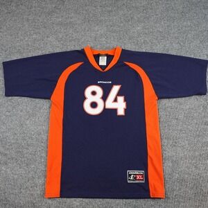 Denver Broncos Shannon Sharpe 84 Logo Athletic Football Jersey Boys XL Blue